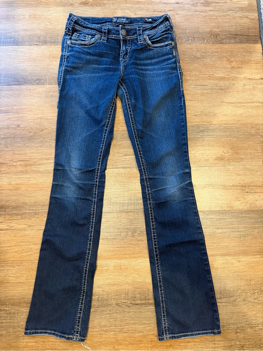 Silver Jeans Dark Indigo Bootcut Jeans Y2K Inspired